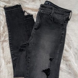 Abercrombie & Fitch Simone High Rise Ankle Jeans
